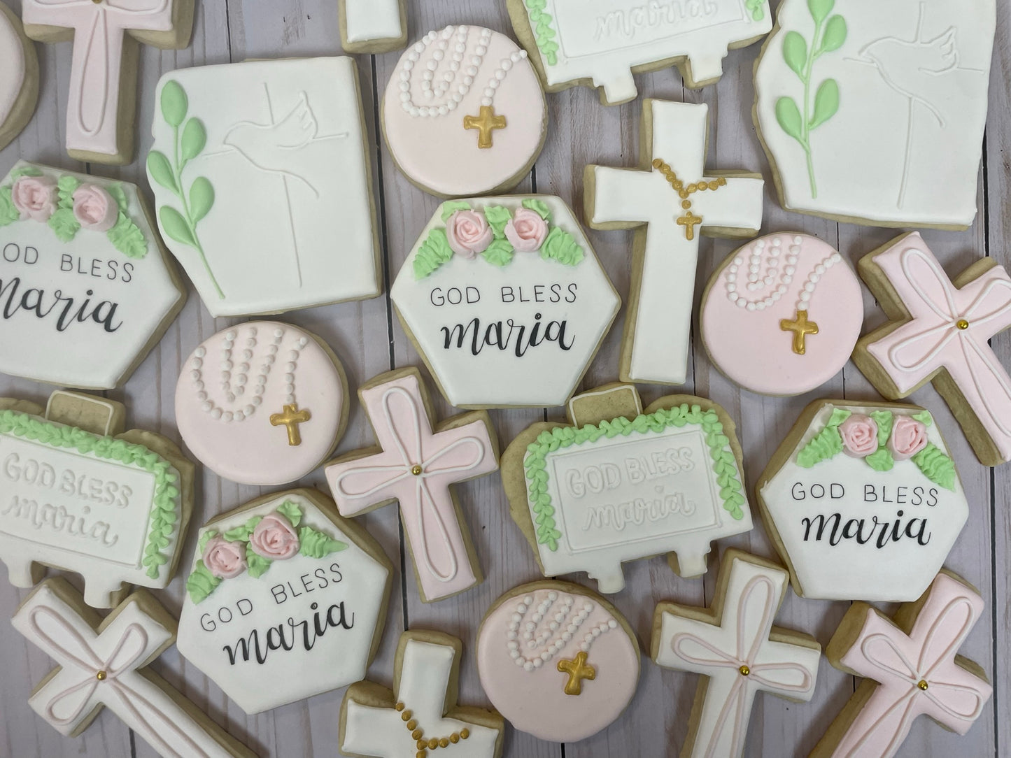 Baptism Cookies | Communion Cookies | Personalizable/Customizable