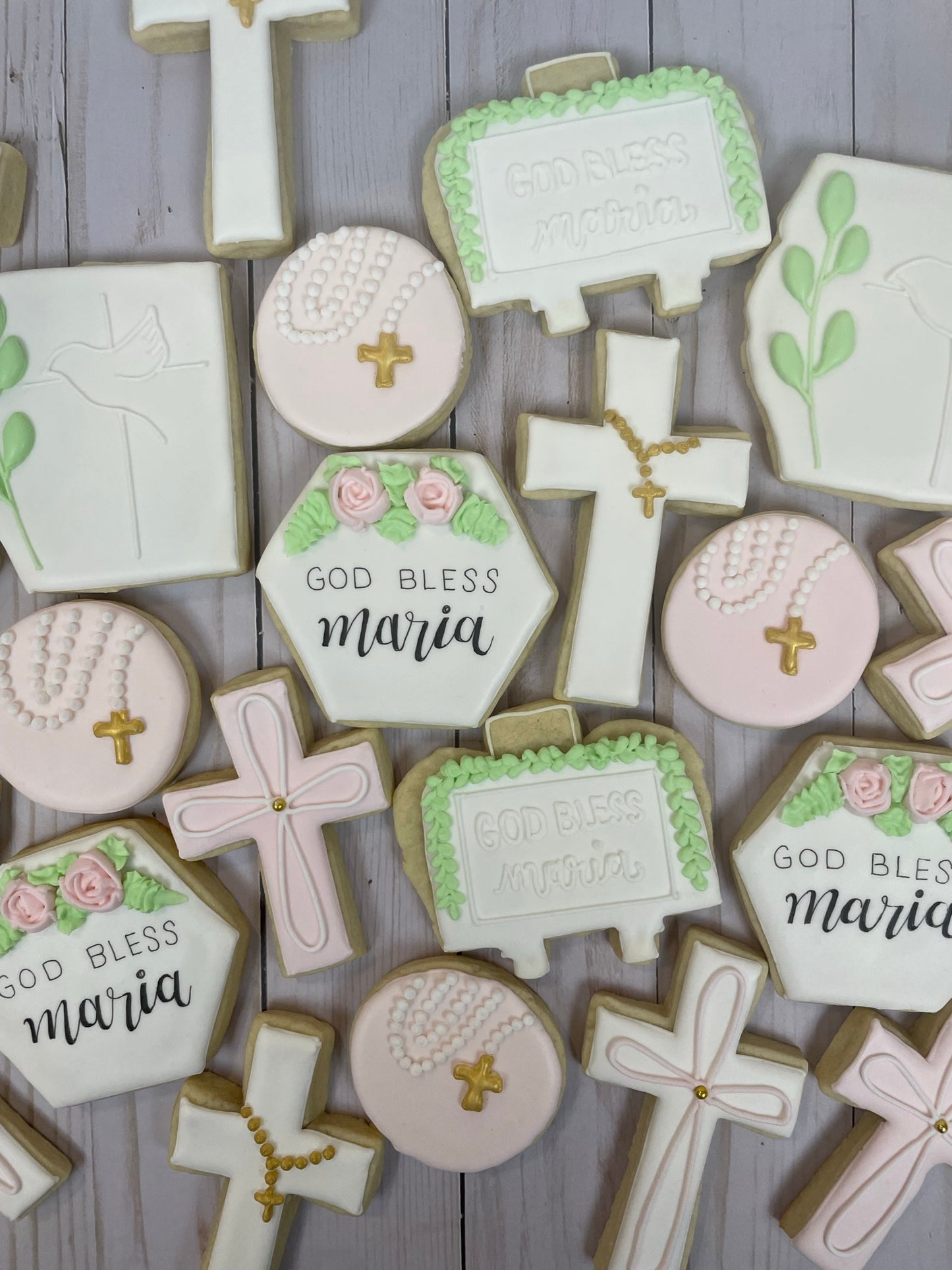 Baptism Cookies | Communion Cookies | Personalizable/Customizable