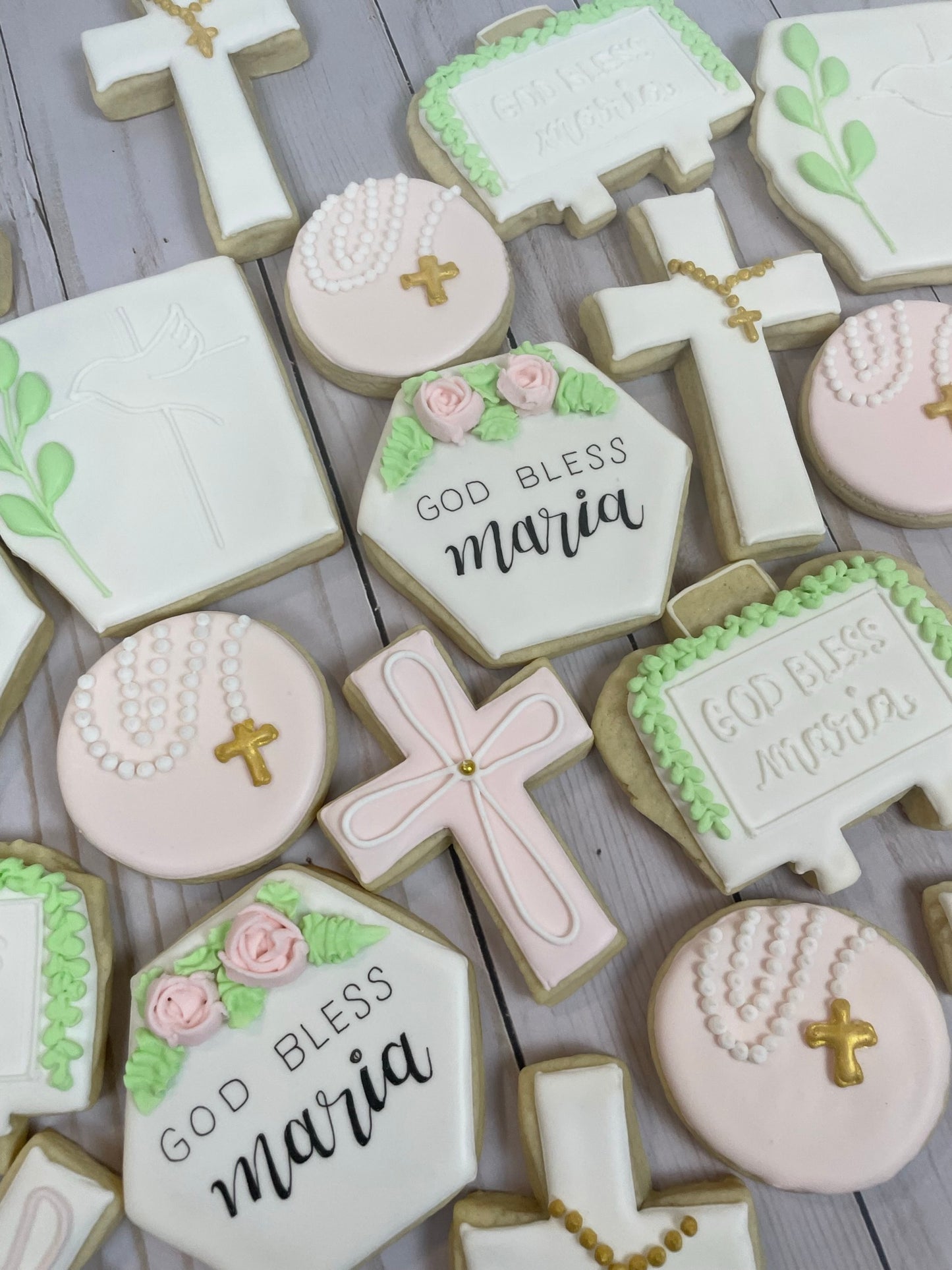 Baptism Cookies | Communion Cookies | Personalizable/Customizable