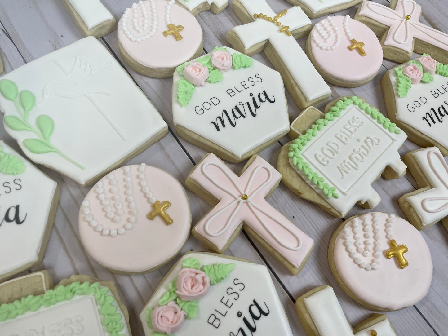 Baptism Cookies | Communion Cookies | Personalizable/Customizable