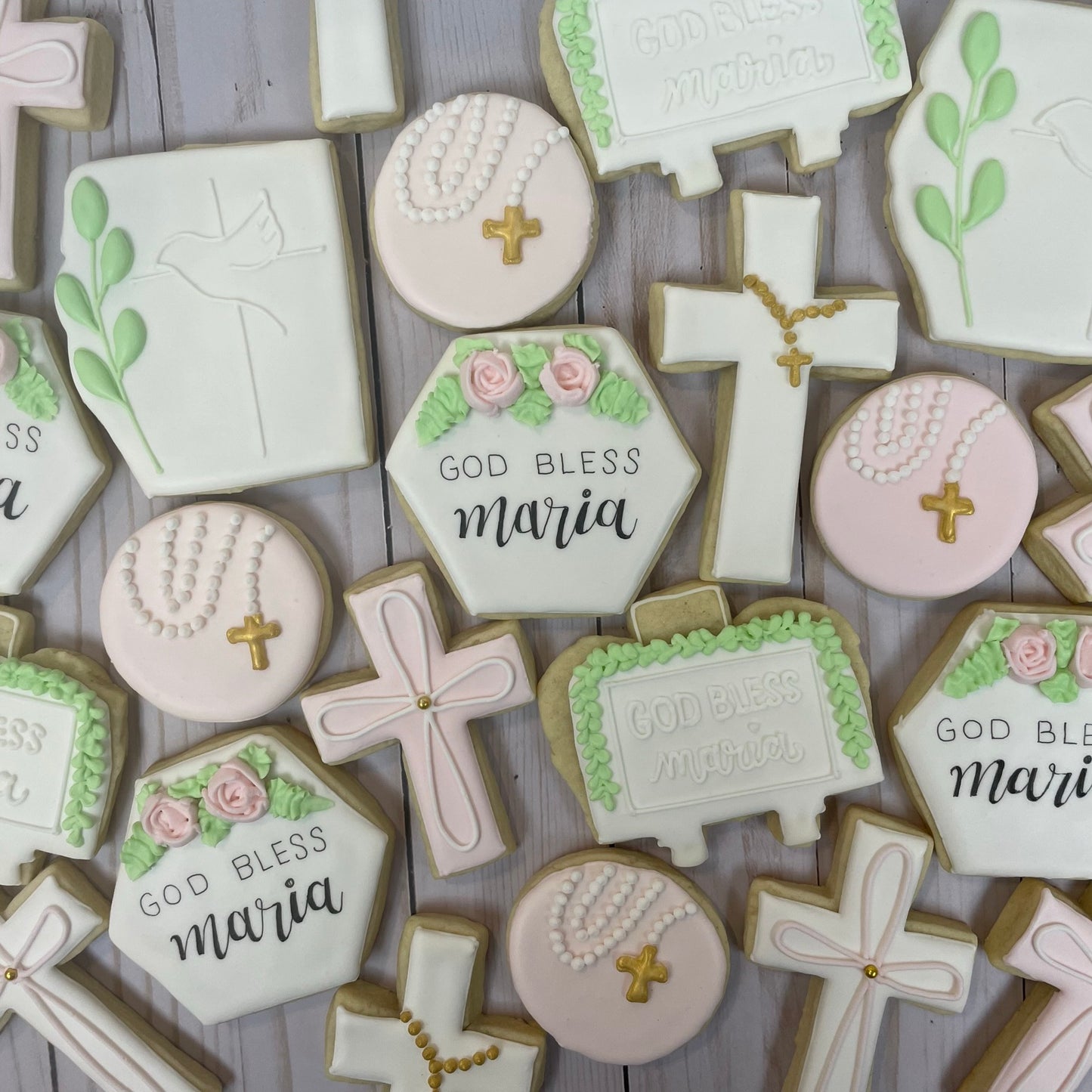 Baptism Cookies | Communion Cookies | Personalizable/Customizable