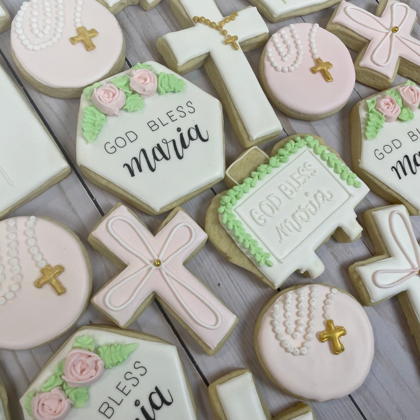 Baptism Cookies | Communion Cookies | Personalizable/Customizable