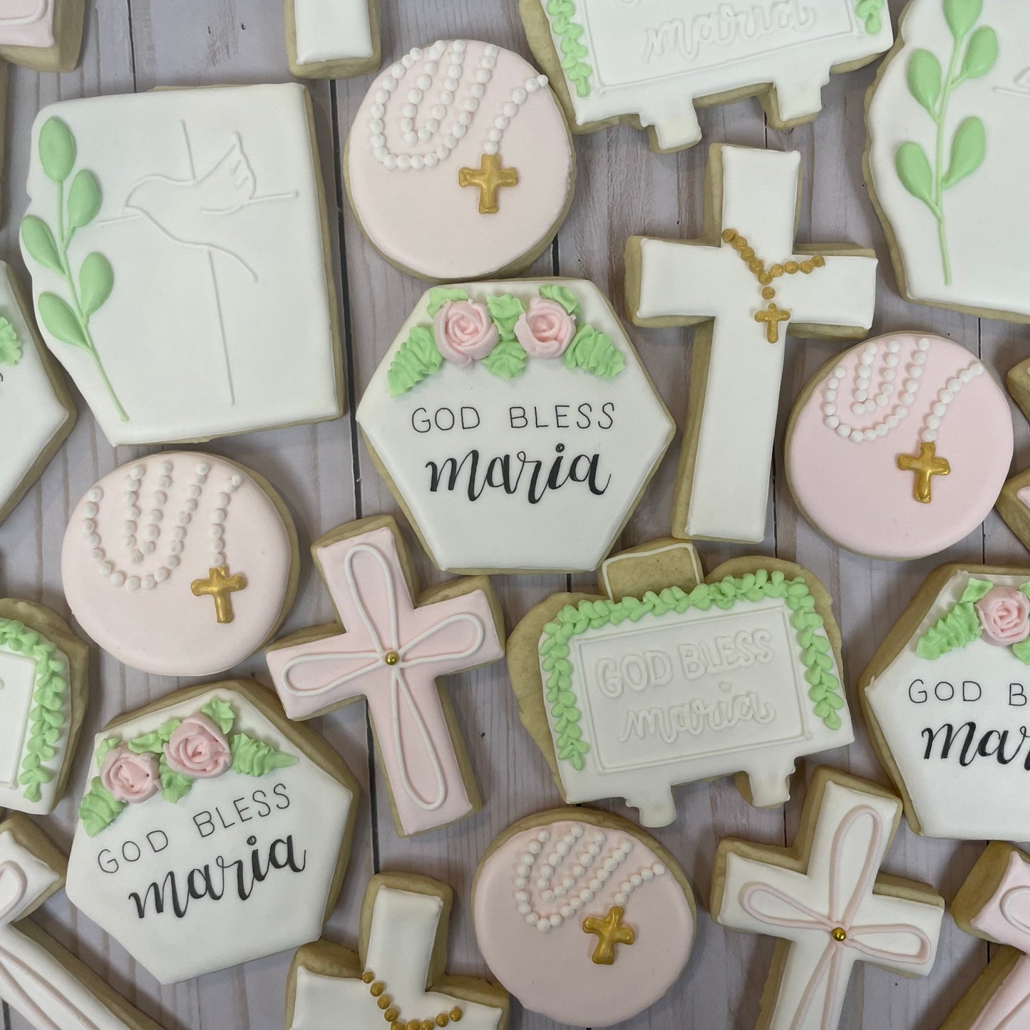 Baptism Cookies | Communion Cookies | Personalizable/Customizable