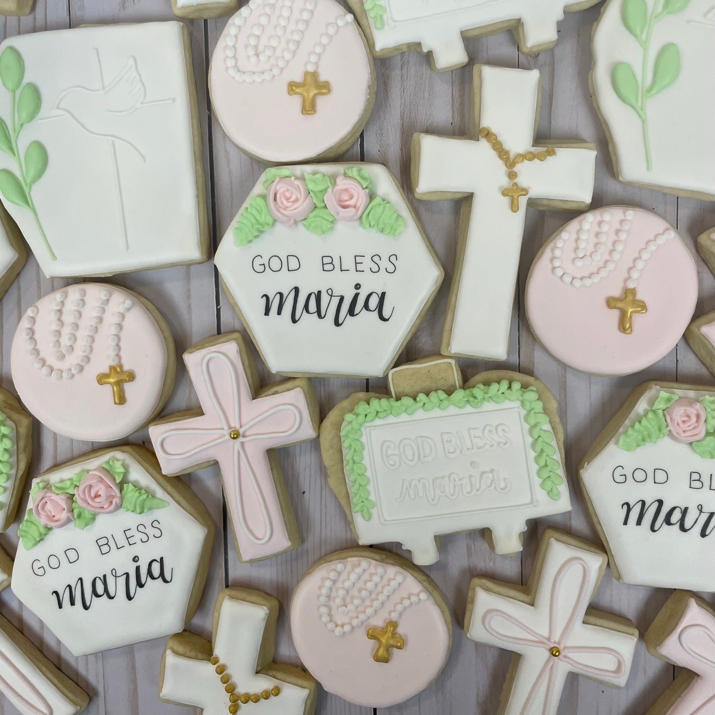 Baptism Cookies | Communion Cookies | Personalizable/Customizable