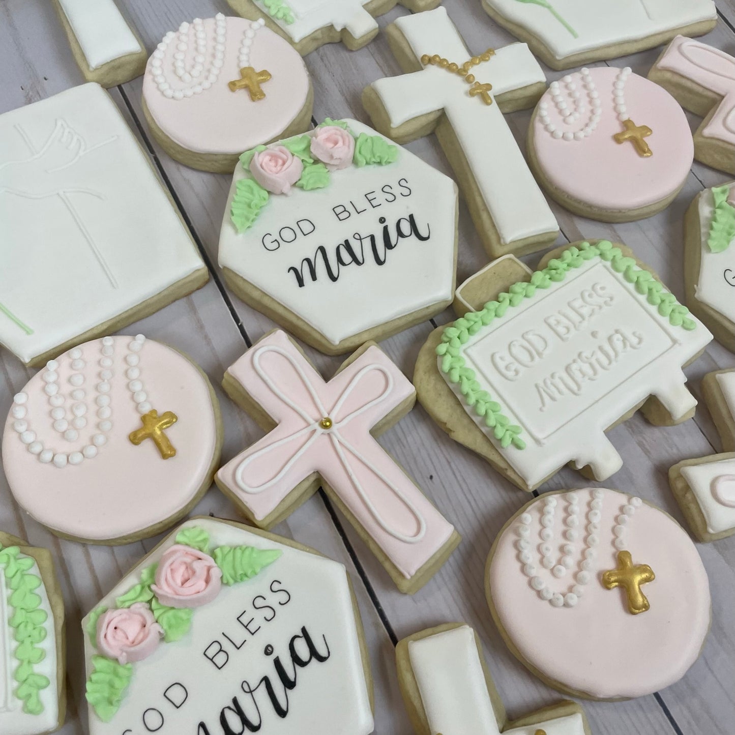 Baptism Cookies | Communion Cookies | Personalizable/Customizable