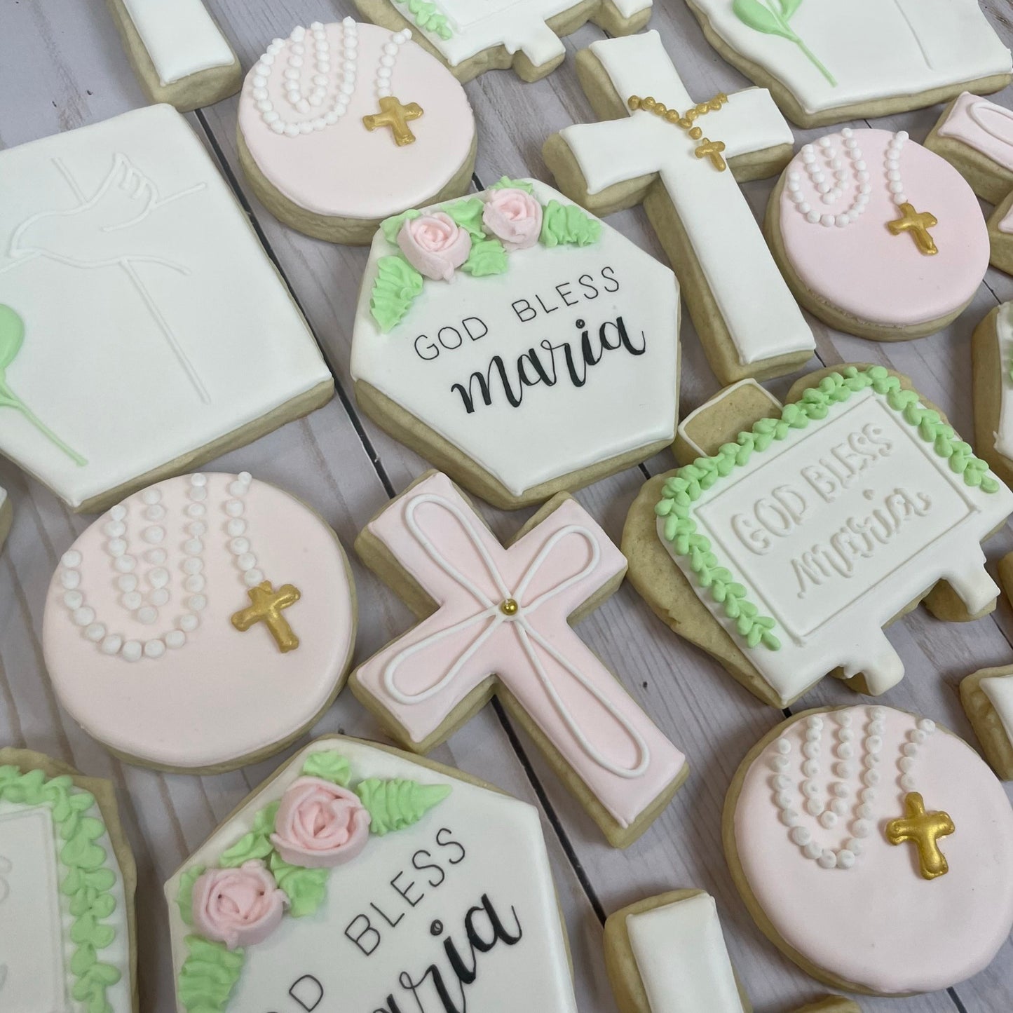 Baptism Cookies | Communion Cookies | Personalizable/Customizable