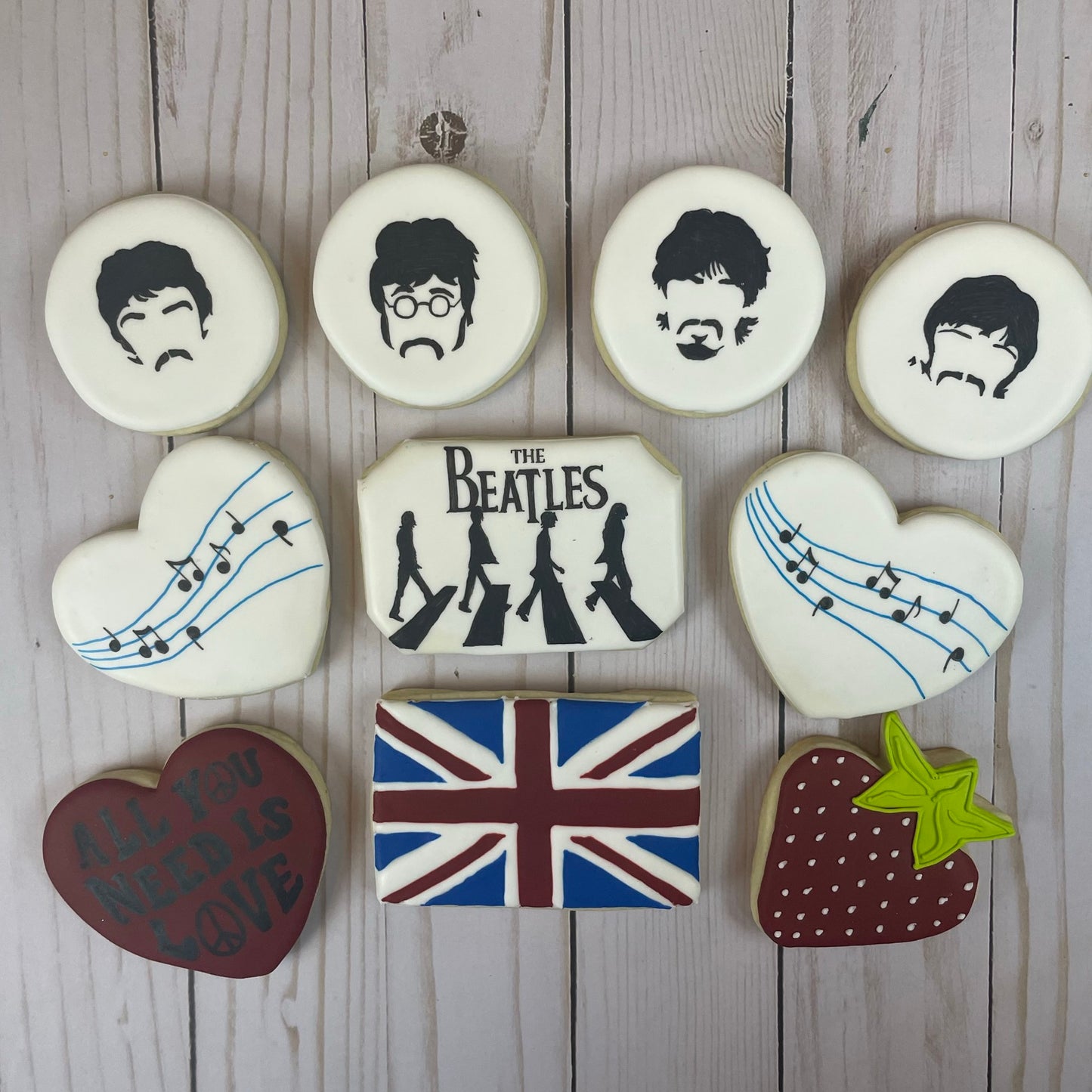 The Beatles Cookie Set | Perfect Gift or Party Favor For Beatles Fan