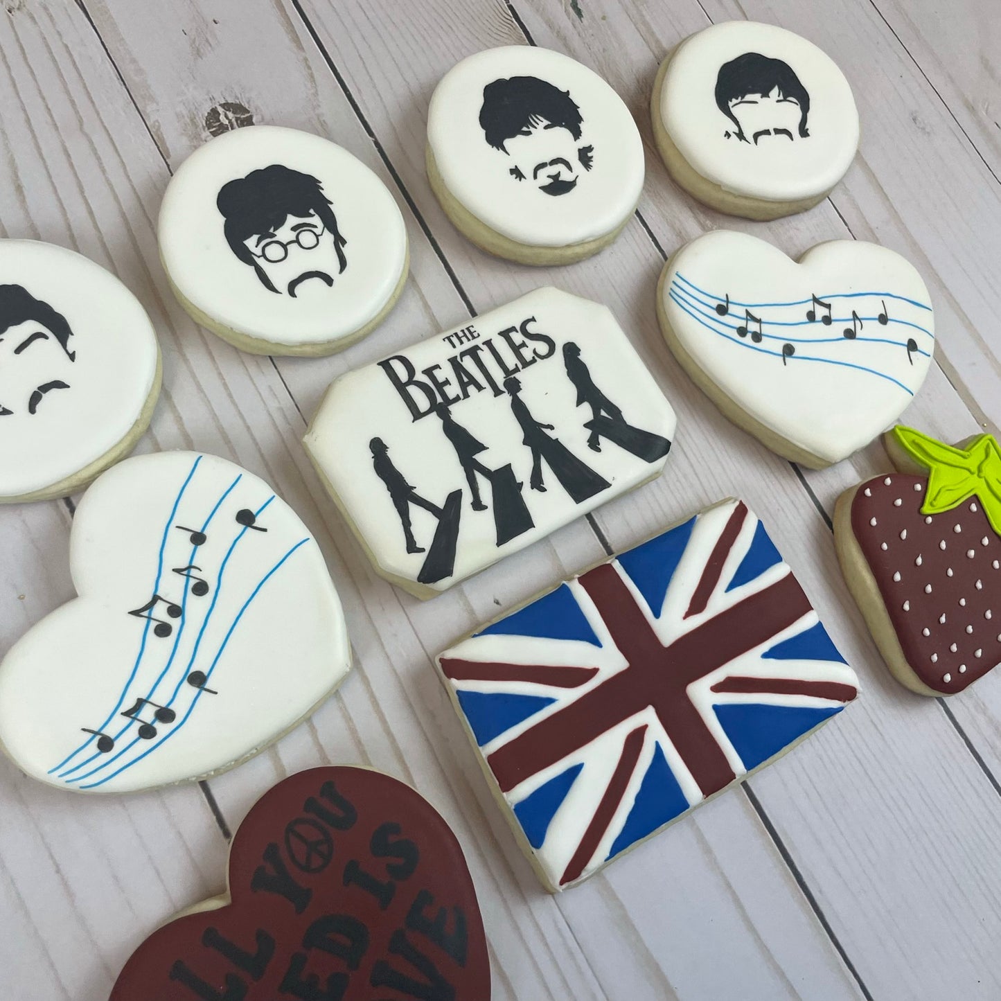 The Beatles Cookie Set | Perfect Gift or Party Favor For Beatles Fan