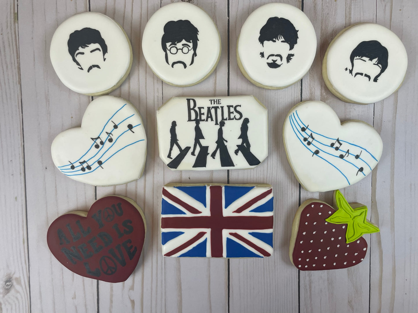 The Beatles Cookie Set | Perfect Gift or Party Favor For Beatles Fan