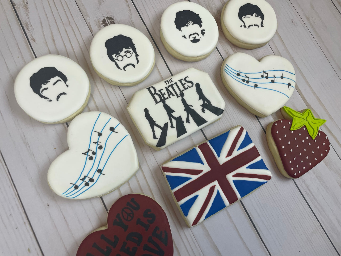 The Beatles Cookie Set | Perfect Gift or Party Favor For Beatles Fan