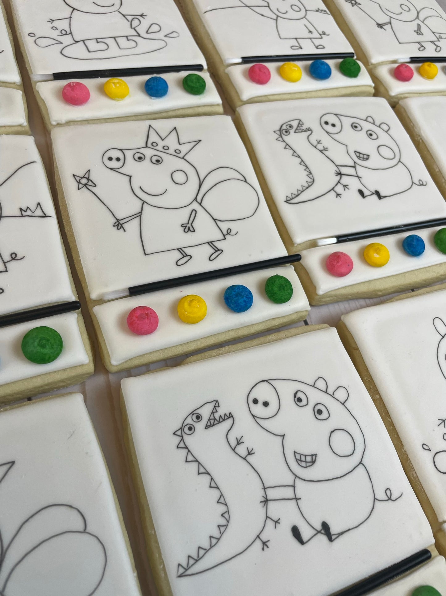 Paint Your Own Peppa Pig Cookies