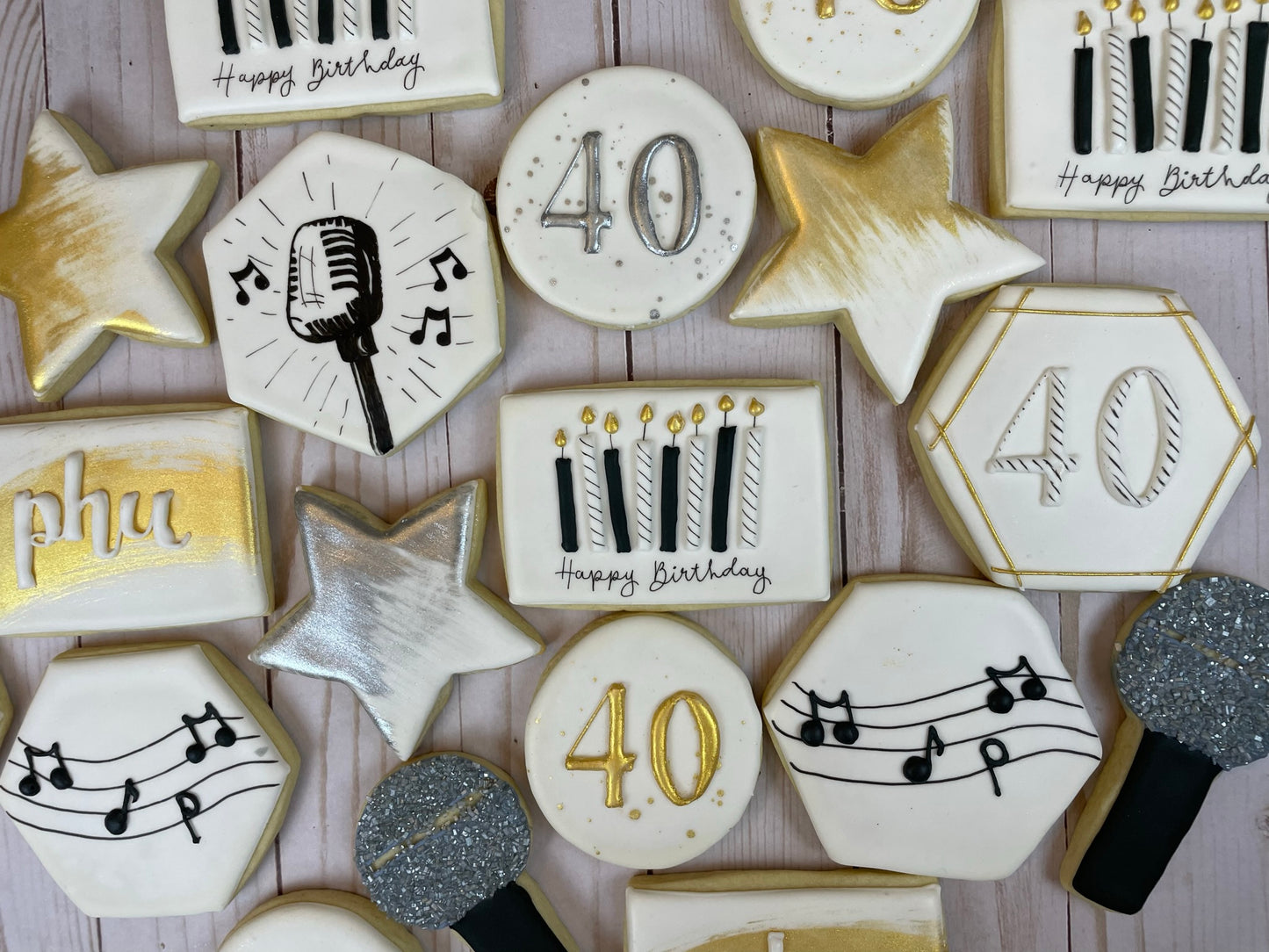 Rockin' Birthday Cookie Set | Musician Birthday Theme | Personalizable