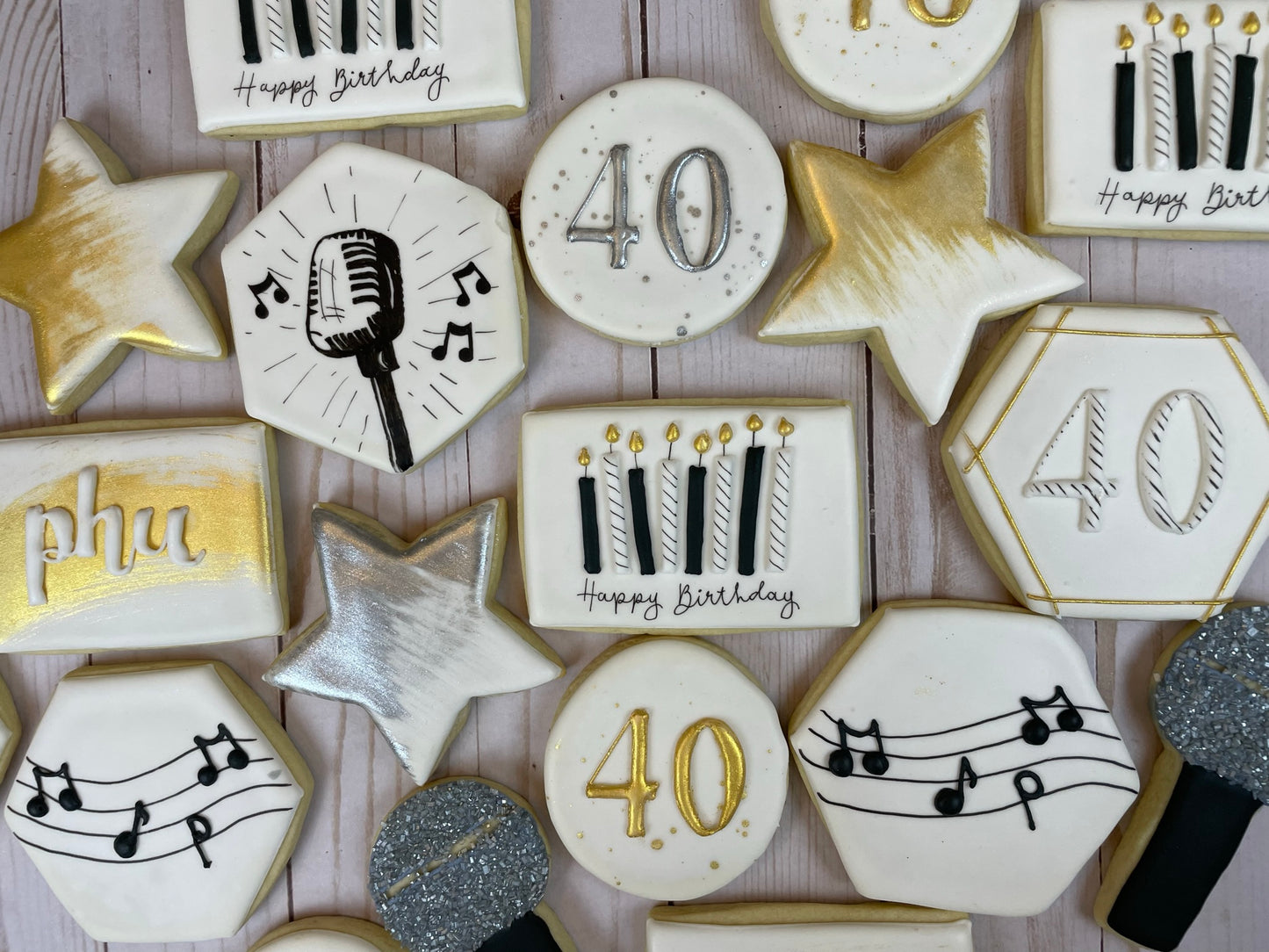 Rockin' Birthday Cookie Set | Musician Birthday Theme | Personalizable