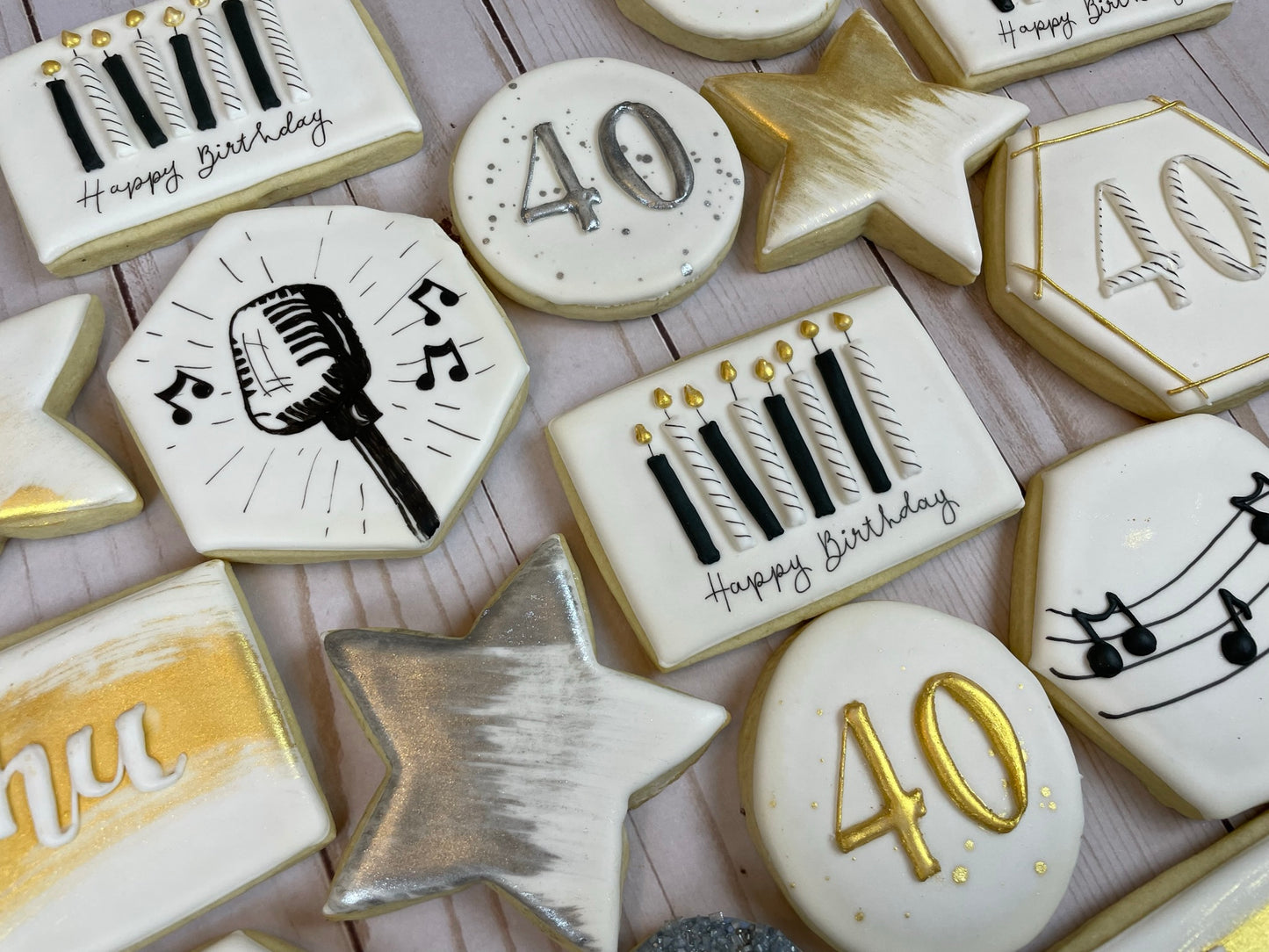 Rockin' Birthday Cookie Set | Musician Birthday Theme | Personalizable