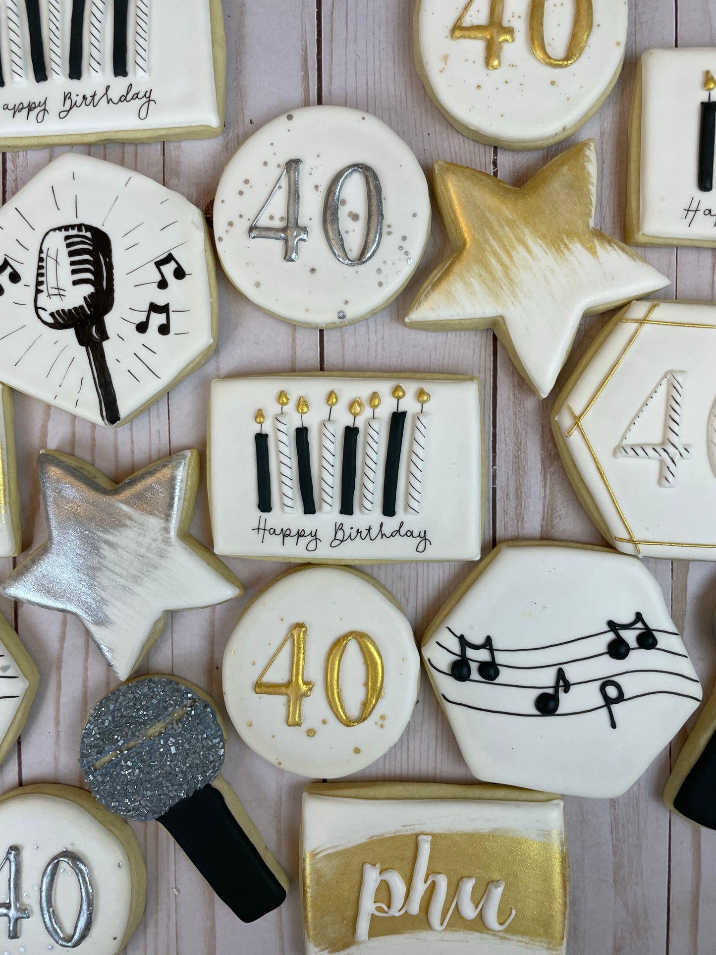 Rockin' Birthday Cookie Set | Musician Birthday Theme | Personalizable