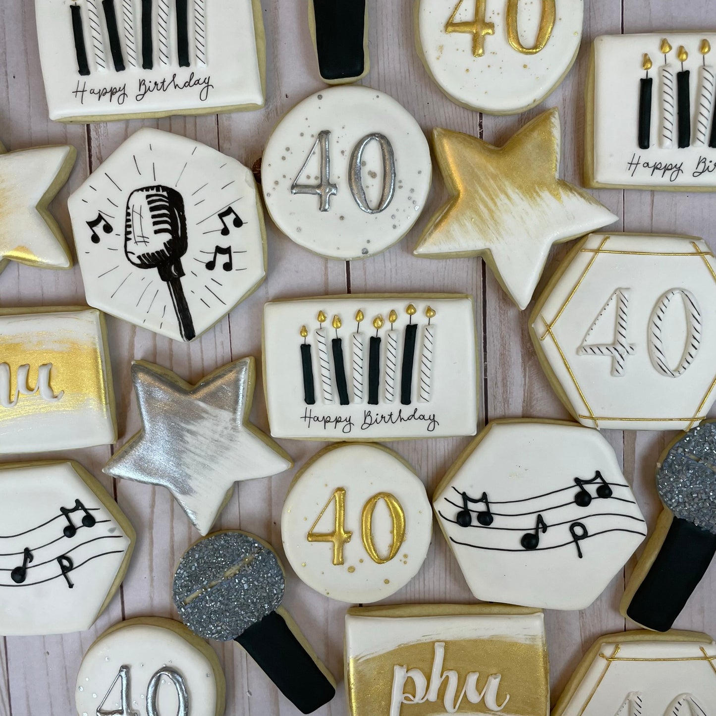 Rockin' Birthday Cookie Set | Musician Birthday Theme | Personalizable