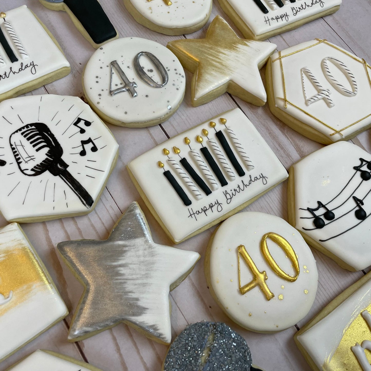 Rockin' Birthday Cookie Set | Musician Birthday Theme | Personalizable