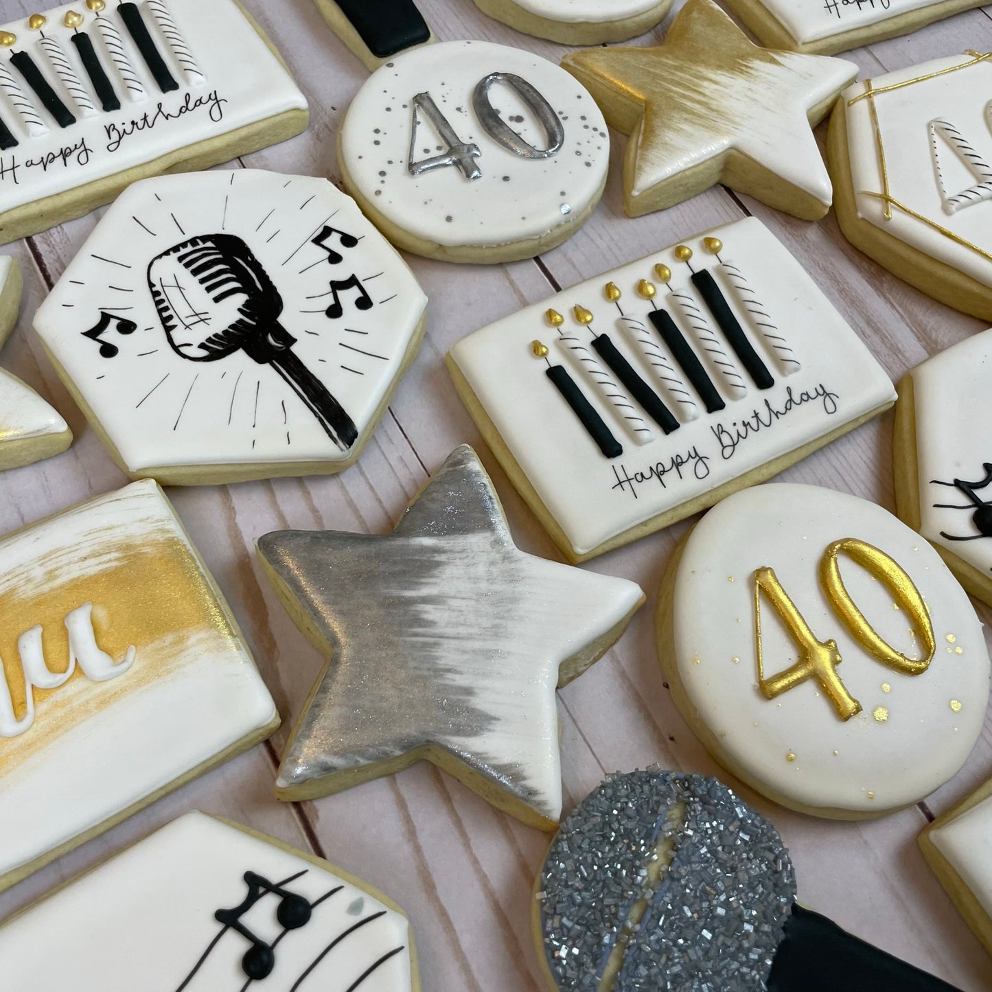 Rockin' Birthday Cookie Set | Musician Birthday Theme | Personalizable