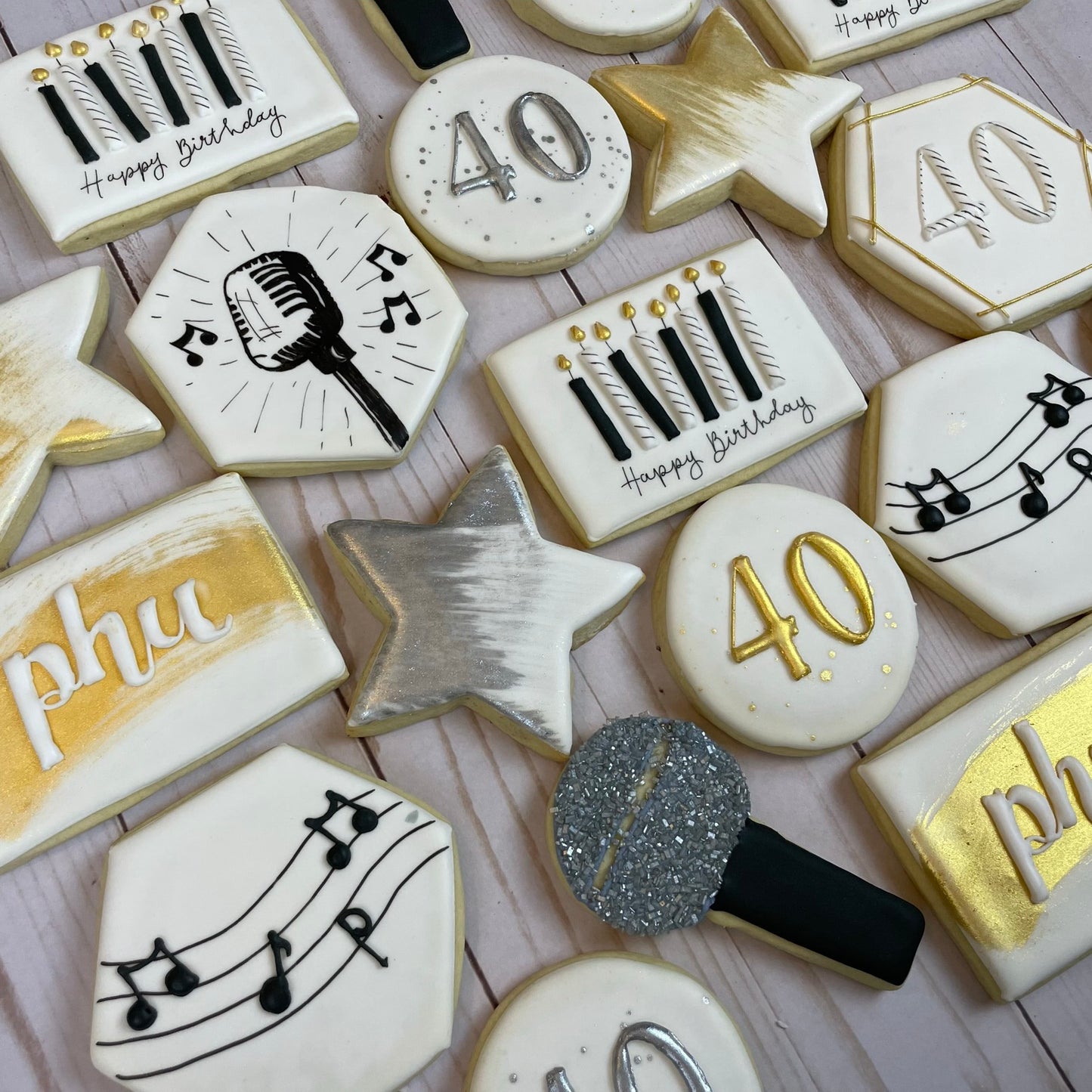 Rockin' Birthday Cookie Set | Musician Birthday Theme | Personalizable