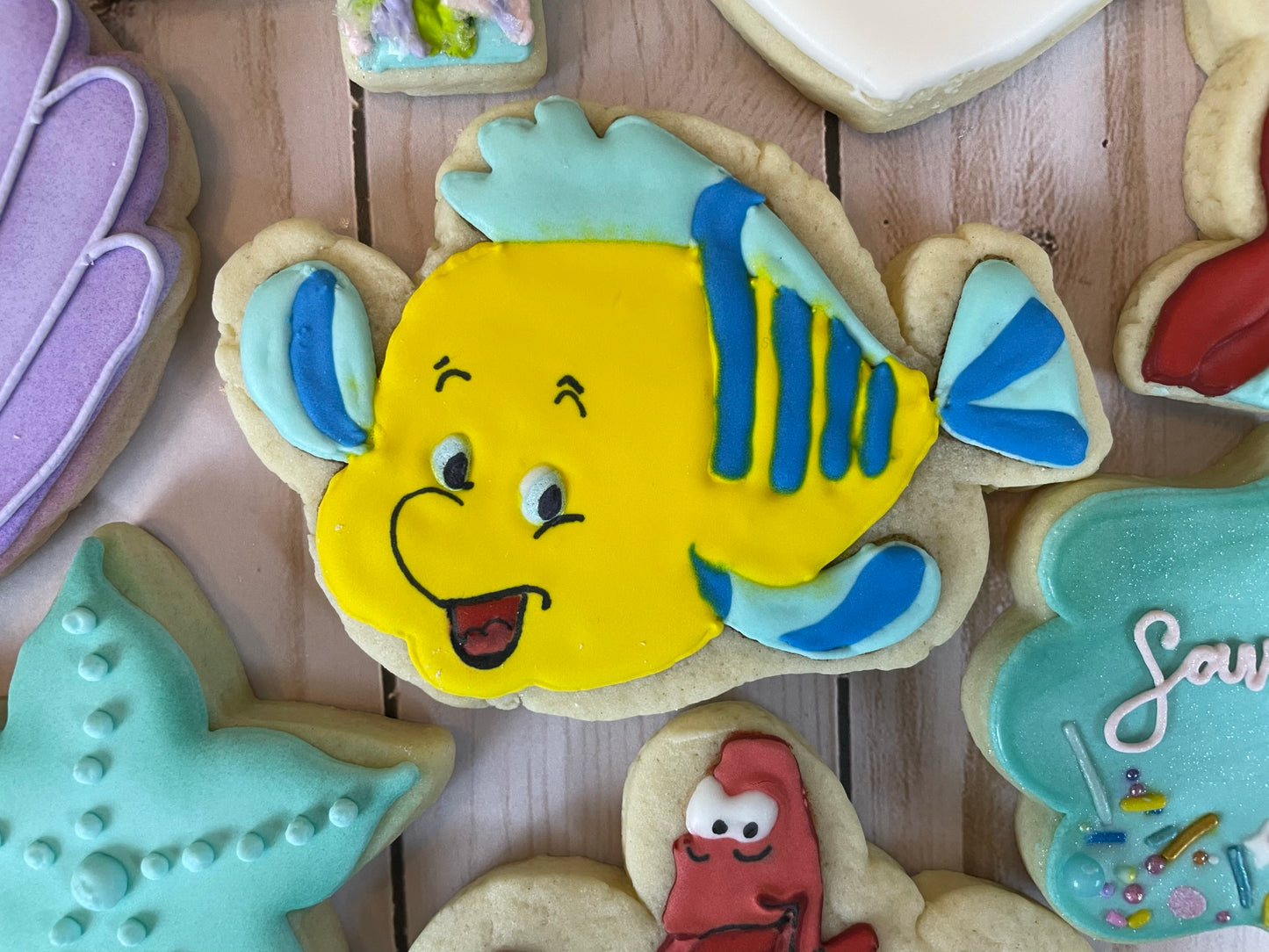 "Under the Sea" Little Mermaid Cookie Set