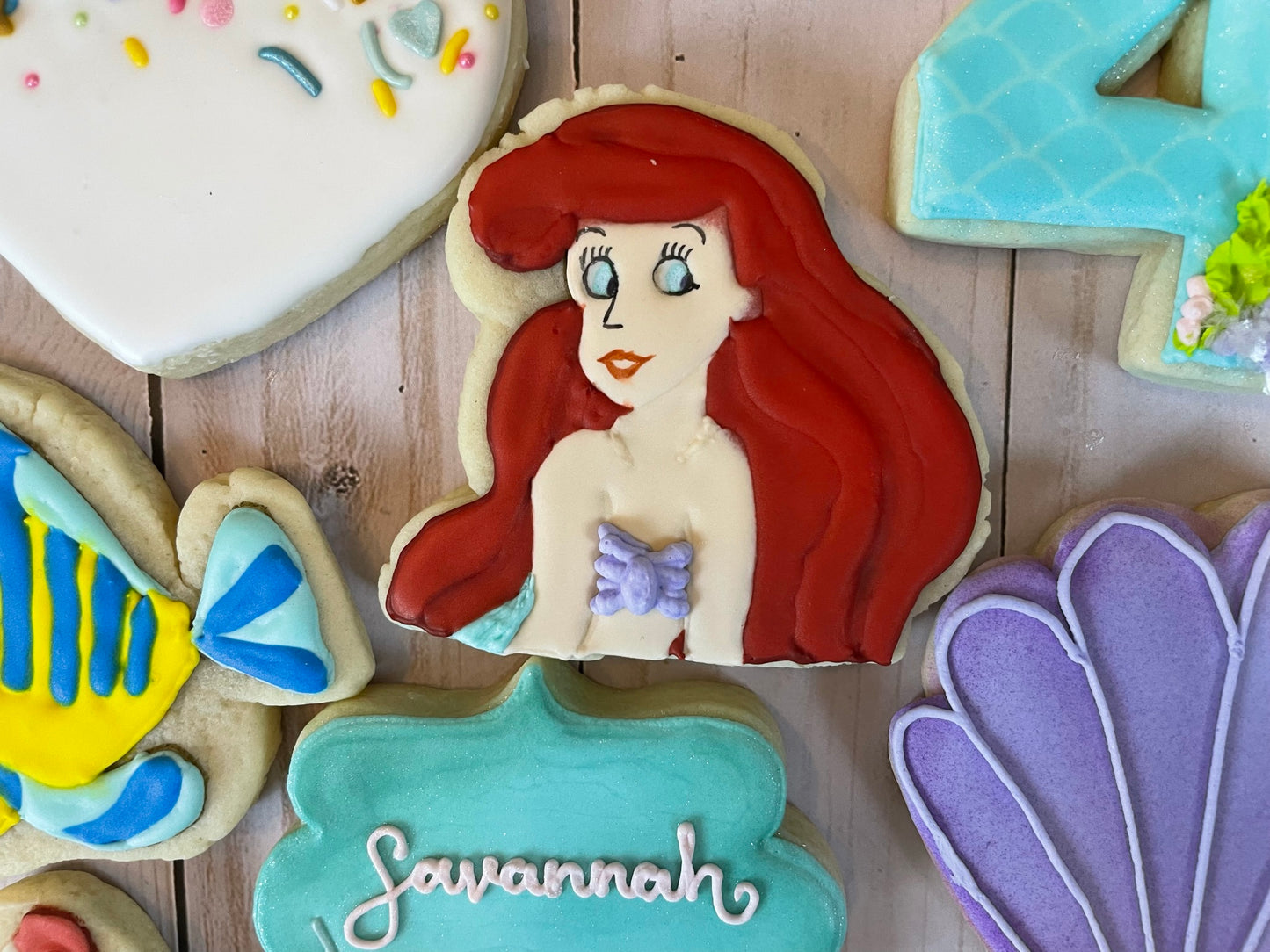 "Under the Sea" Little Mermaid Cookie Set