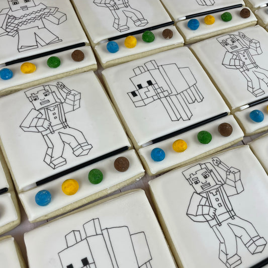 Paint Your Own Minecraft Cookies