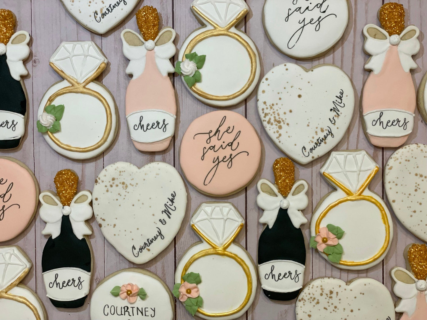 She Said Yes - Engagement Cookies