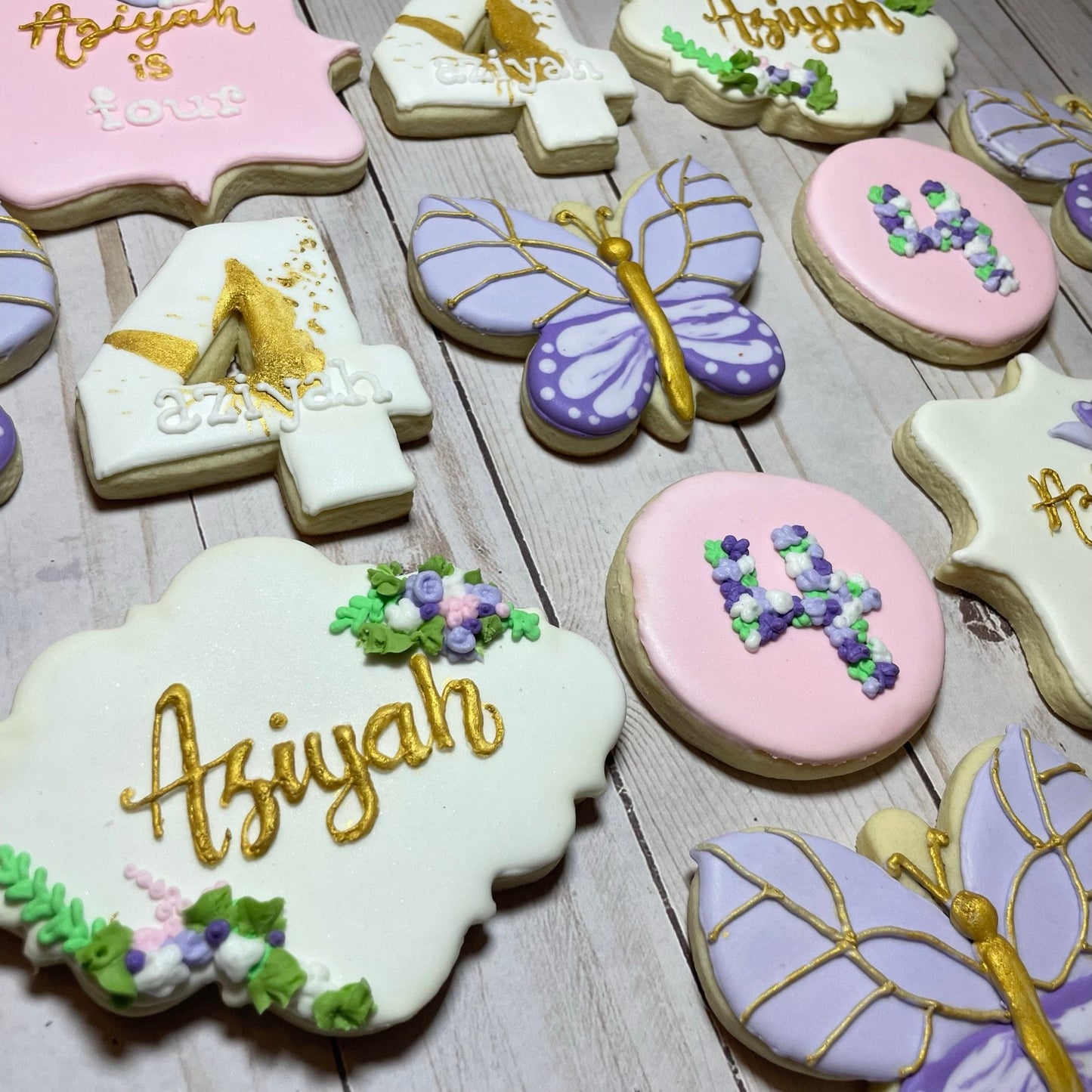 Butterfly Birthday Cookies