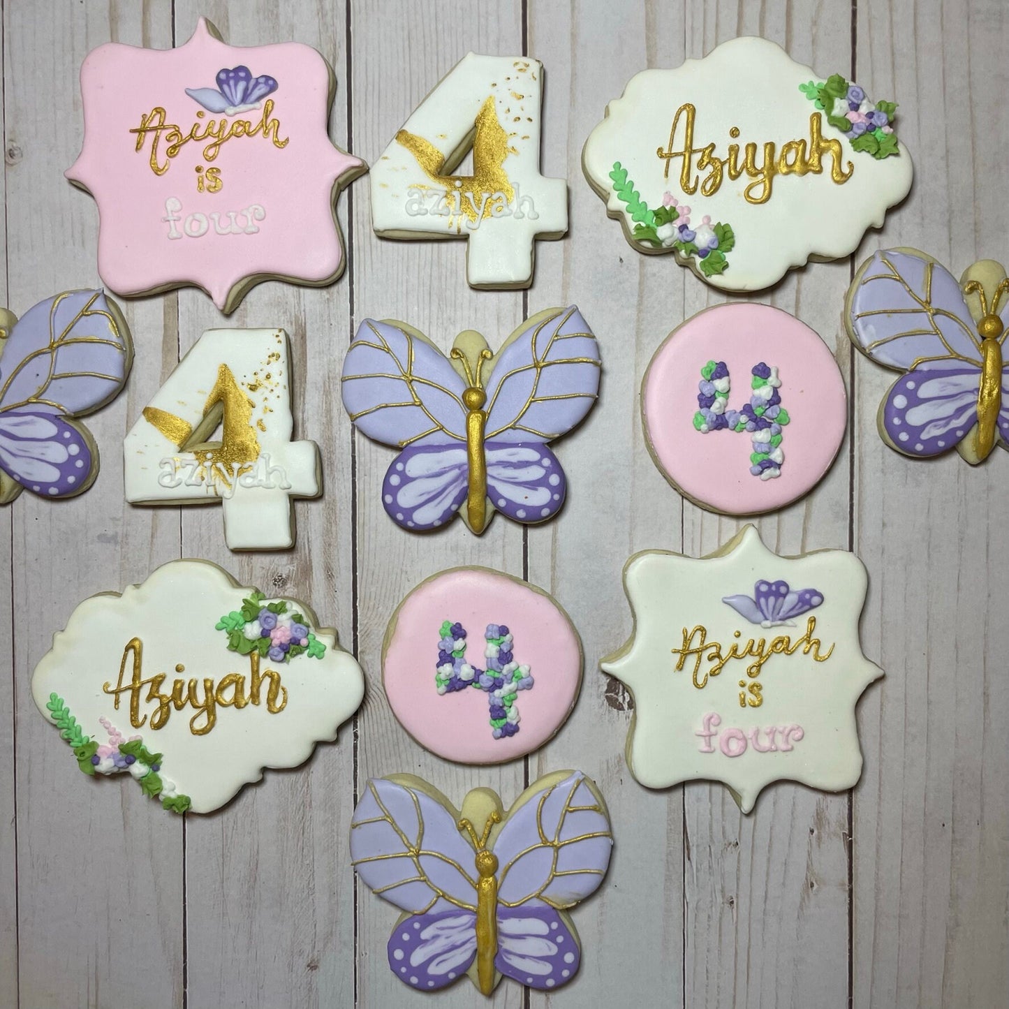 Butterfly Birthday Cookies