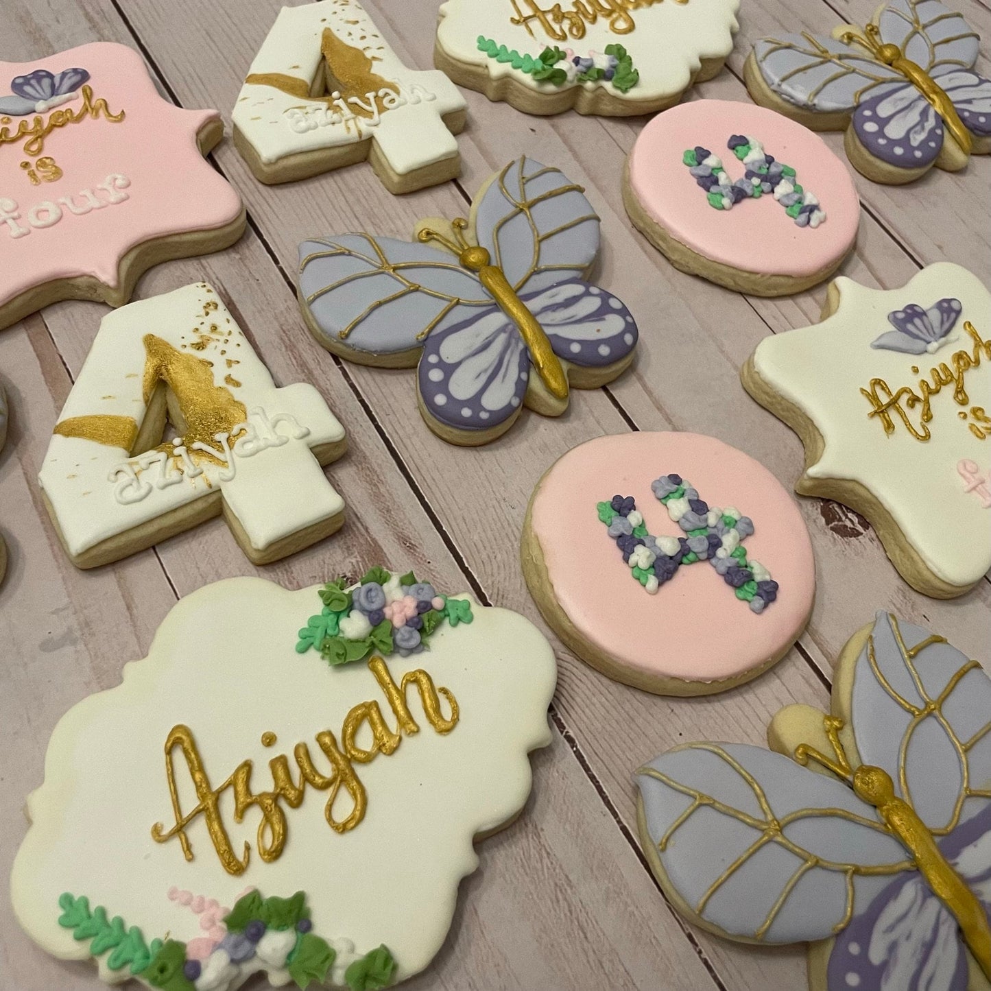 Butterfly Birthday Cookies