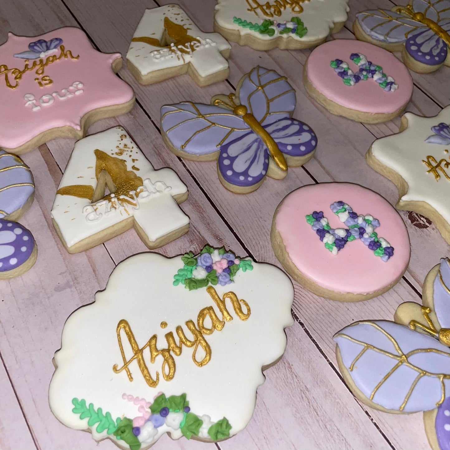 Butterfly Birthday Cookies