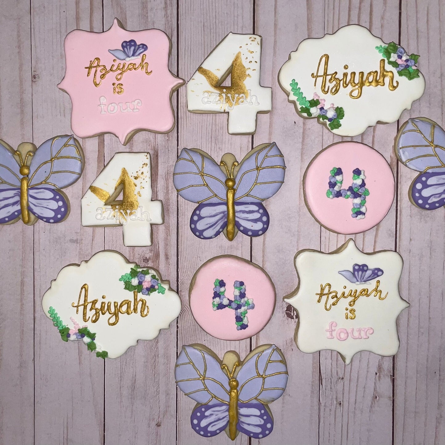 Butterfly Birthday Cookies