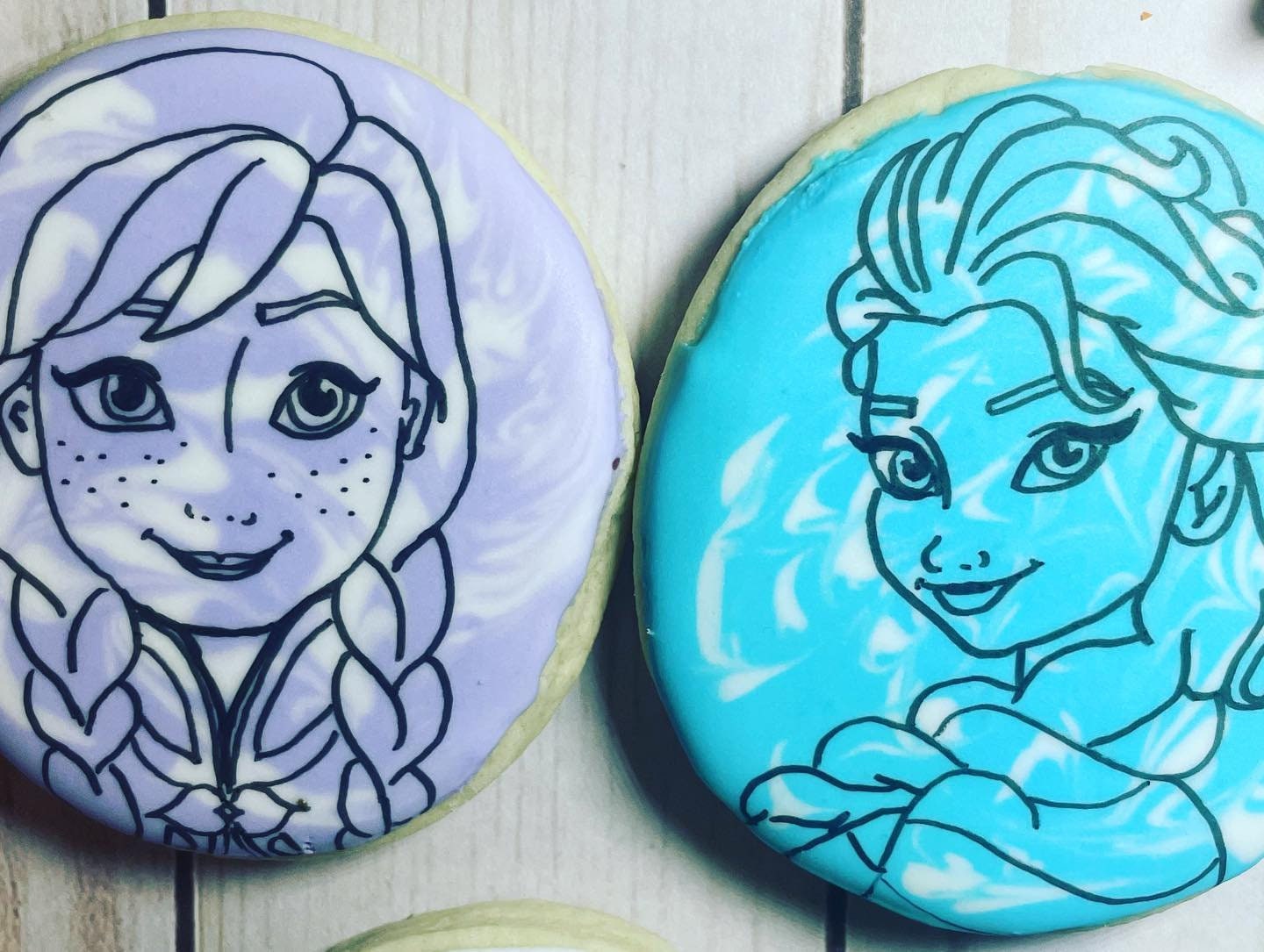 Frozen Cookies Elsa & Anna