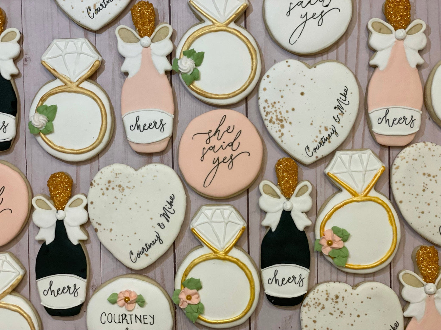 She Said Yes - Engagement Cookies