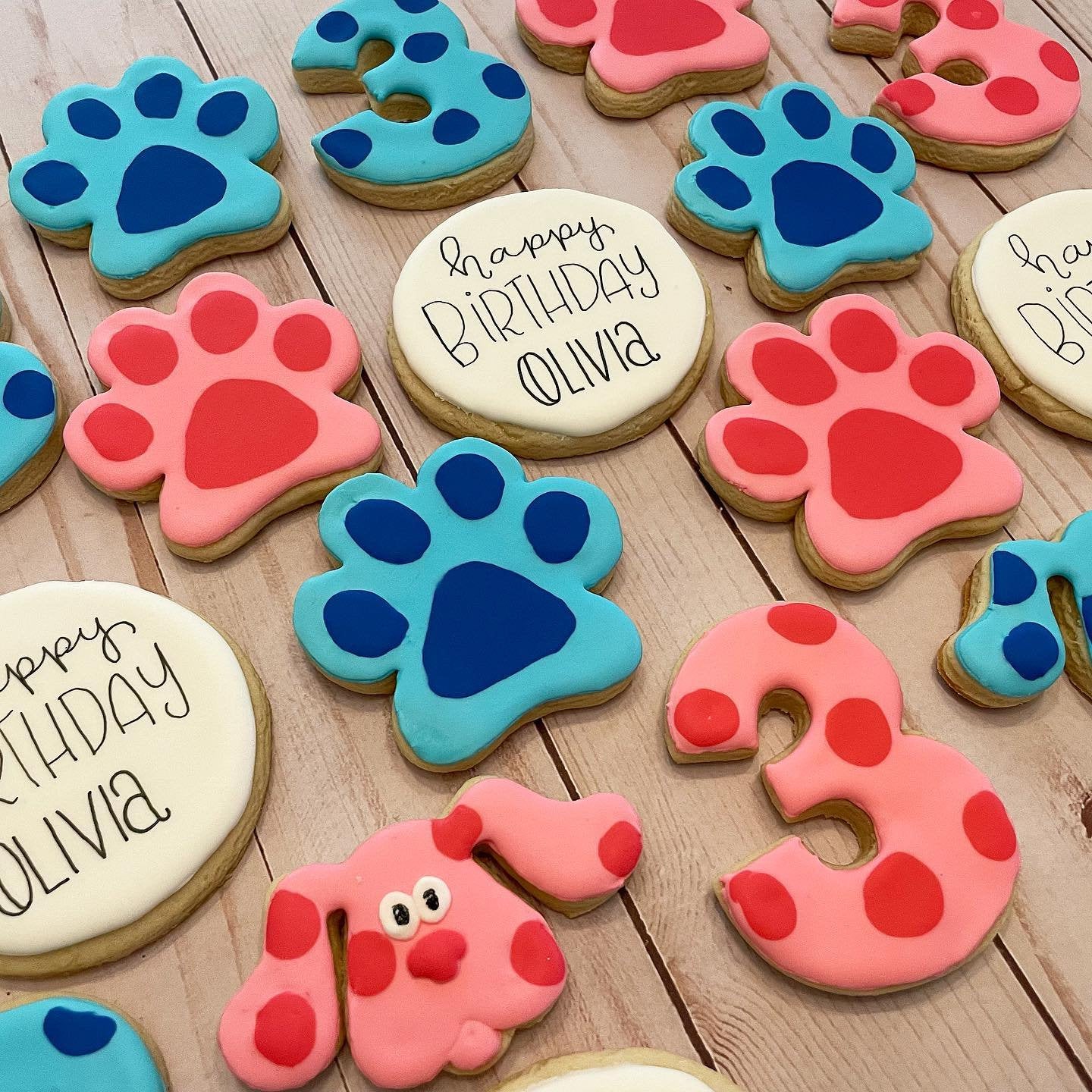 Blues Clues Birthday Cookies