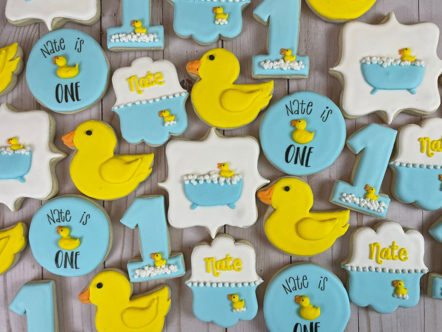 Rubber Ducky Theme Cookies