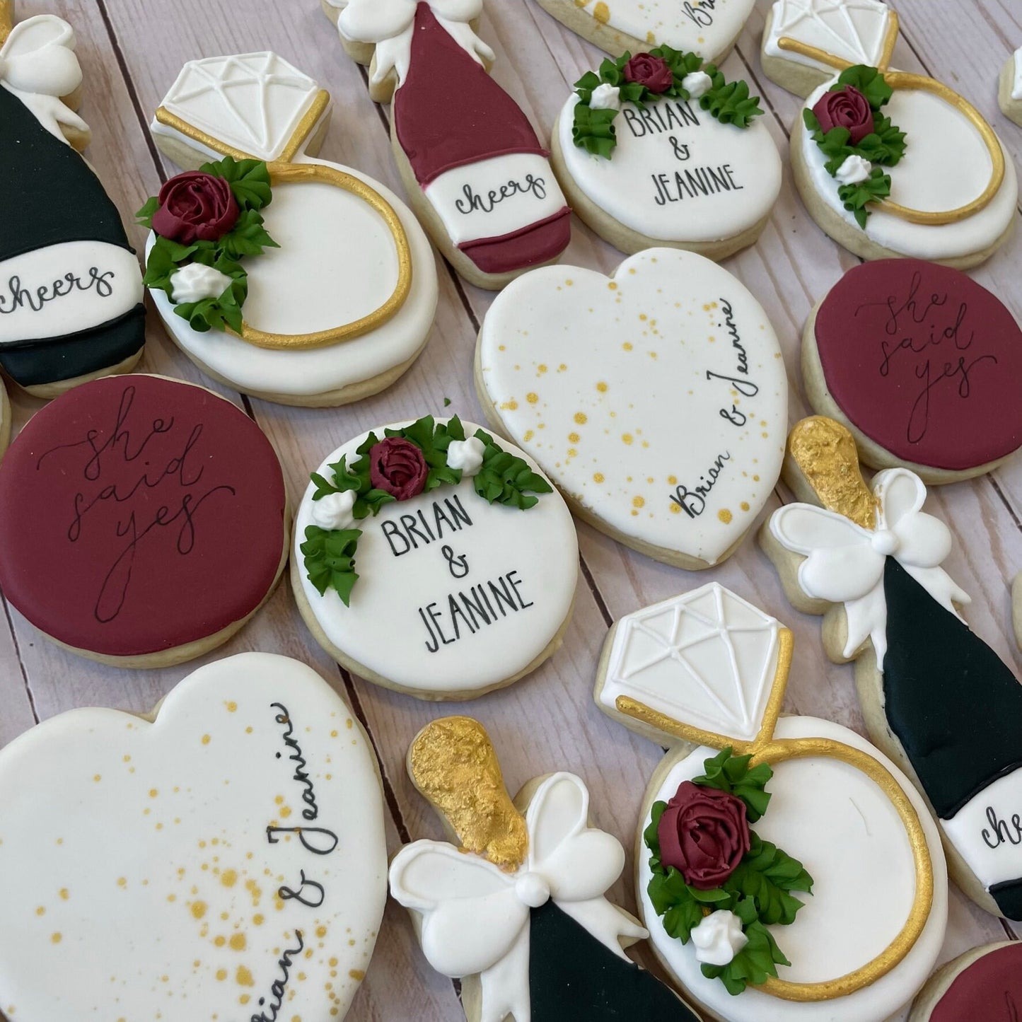 She Said Yes - Engagement Cookies