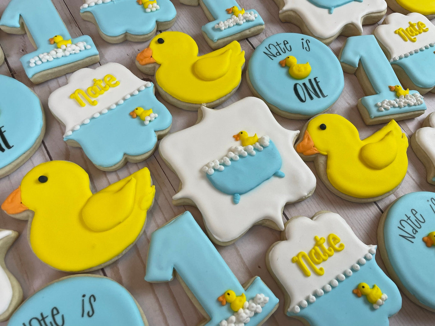 Rubber Ducky Theme Cookies